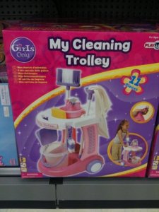Hmm, who do you think this toy might be aimed at..?